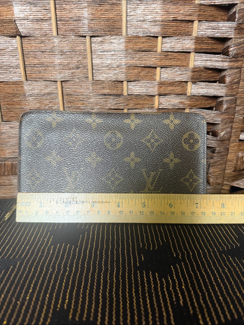 Louis Vuitton Monogram Canvas Long Zip Wallet VGUC - Picture 12 of 15